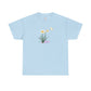 Daffodil Bouquet Tee — "re-born" Floral Graphic T‑Shirt