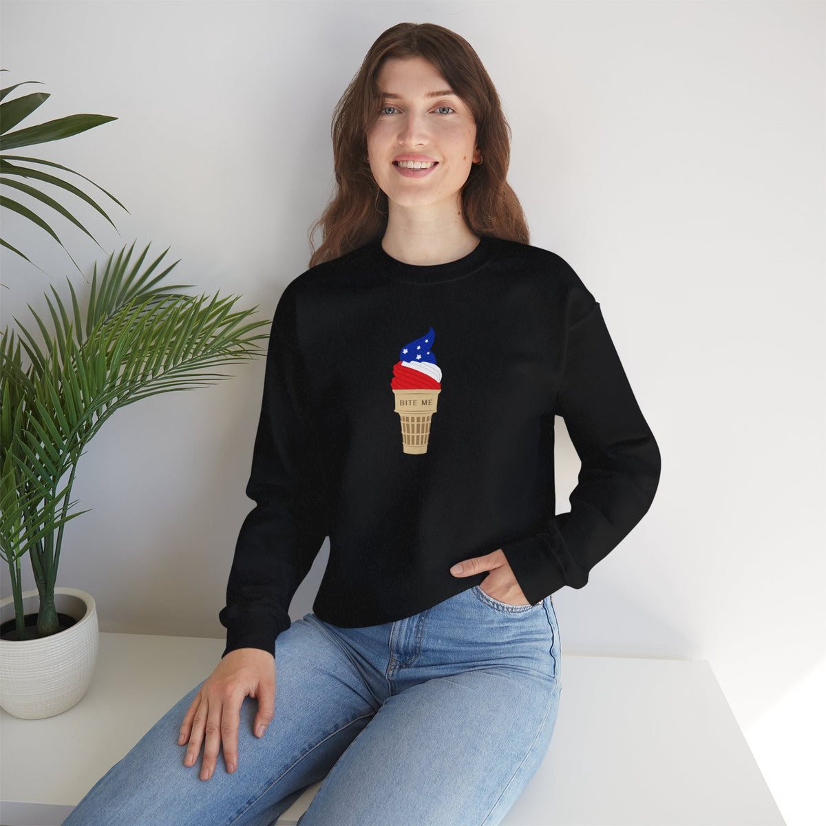 Copy of Halloween 'Boo' Moon Crewneck Sweatshirt