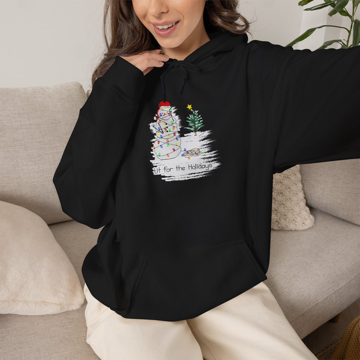 "Lit for the Holidays" Hoodie