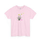 Daffodil Bouquet Tee — "re-born" Floral Graphic T‑Shirt