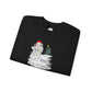 Winter Snowman Crewneck Sweatshirt – 'Lit for the Hollidays'