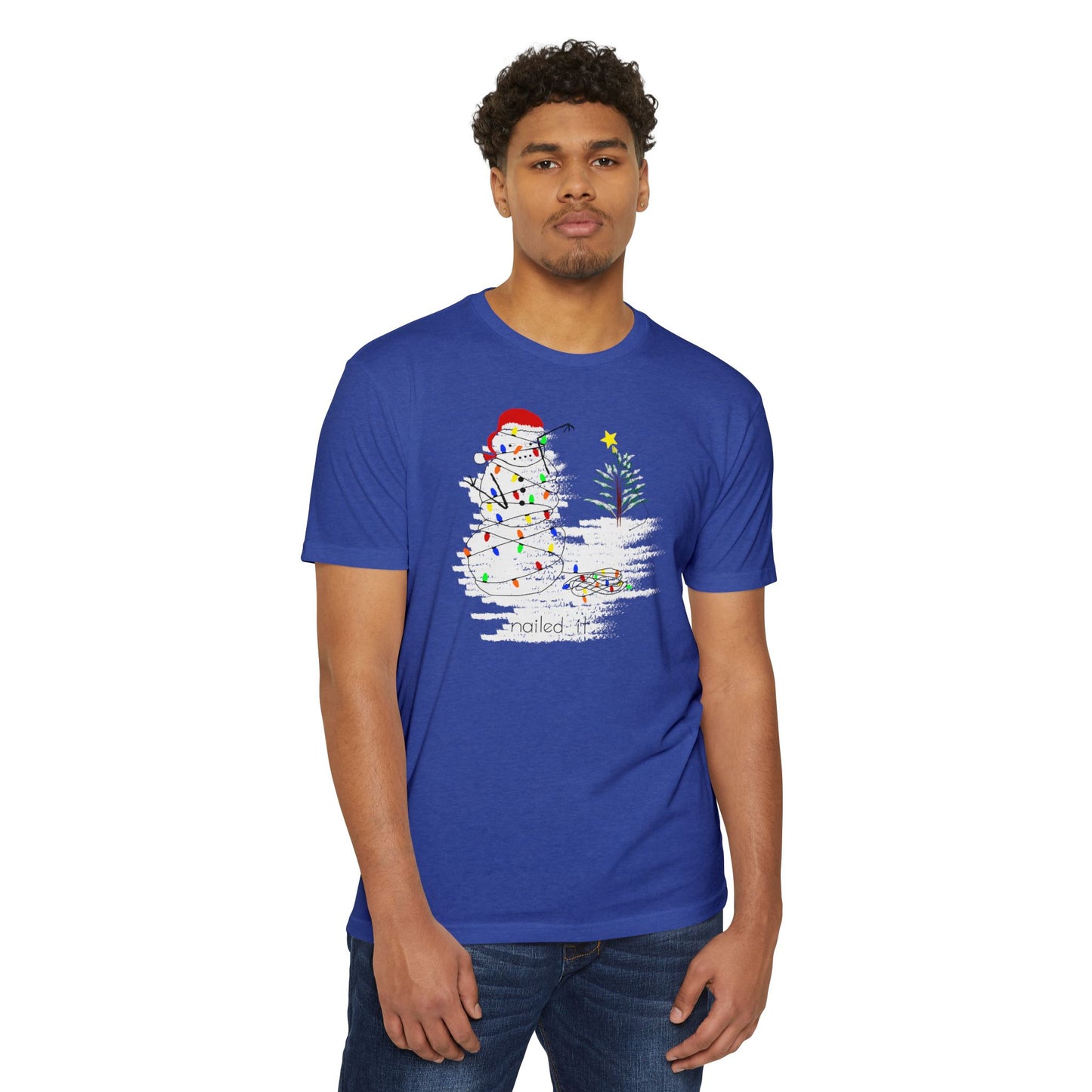 nailed it winter Unisex CVC Jersey T-shirt