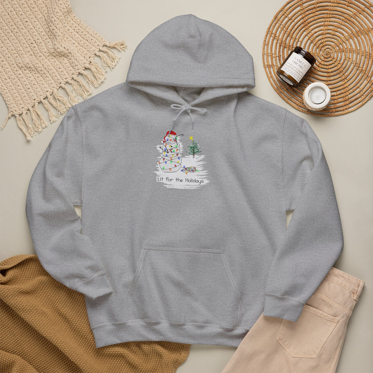 "Lit for the Holidays" Hoodie