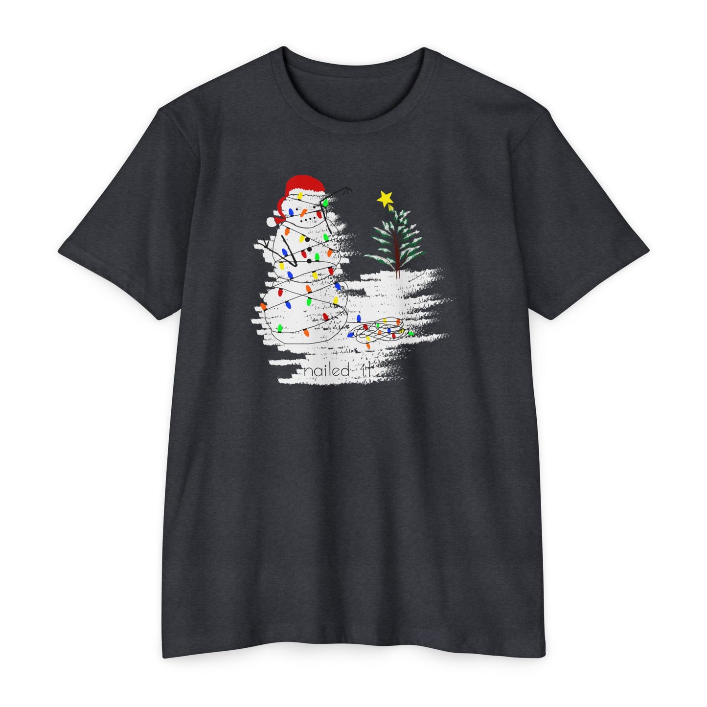 nailed it winter Unisex CVC Jersey T-shirt