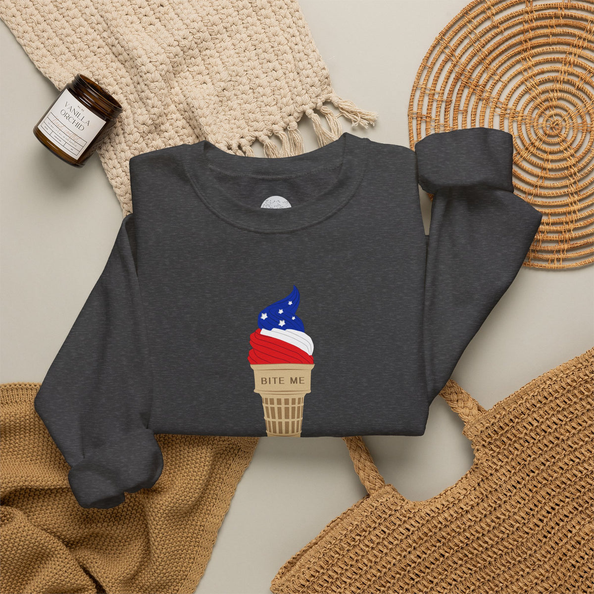 Copy of Halloween 'Boo' Moon Crewneck Sweatshirt
