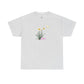 Daffodil Bouquet Tee — "re-born" Floral Graphic T‑Shirt
