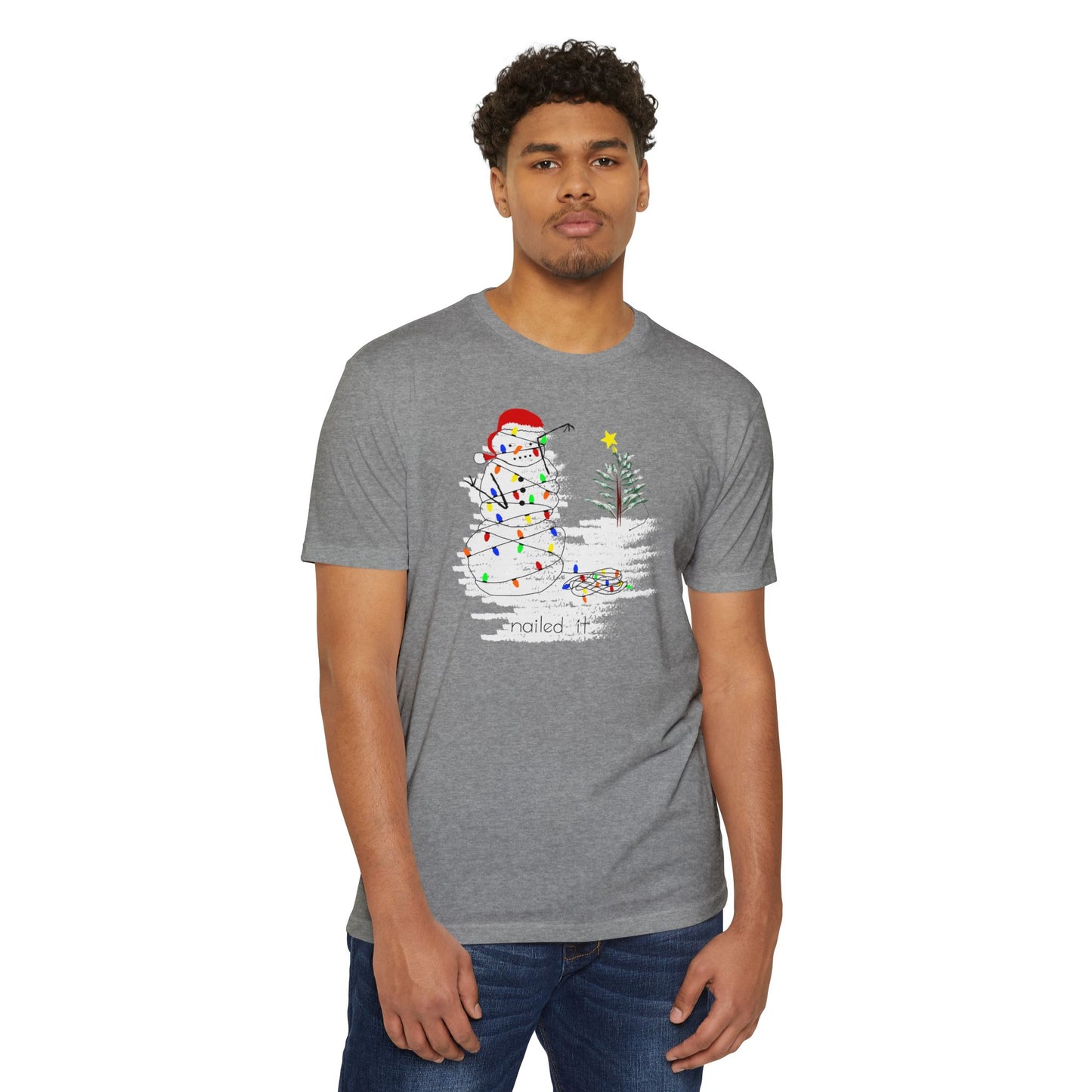 nailed it winter Unisex CVC Jersey T-shirt