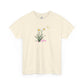 Daffodil Bouquet Tee — "re-born" Floral Graphic T‑Shirt