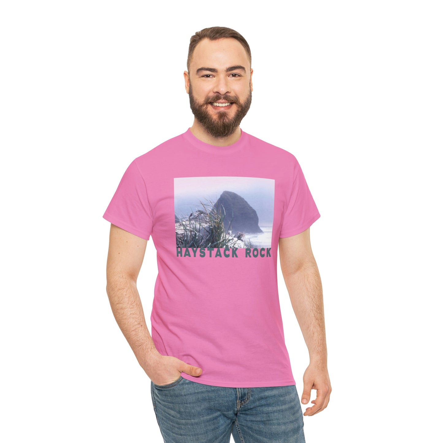 Haystack Rock, Unisex Heavy Cotton Tee