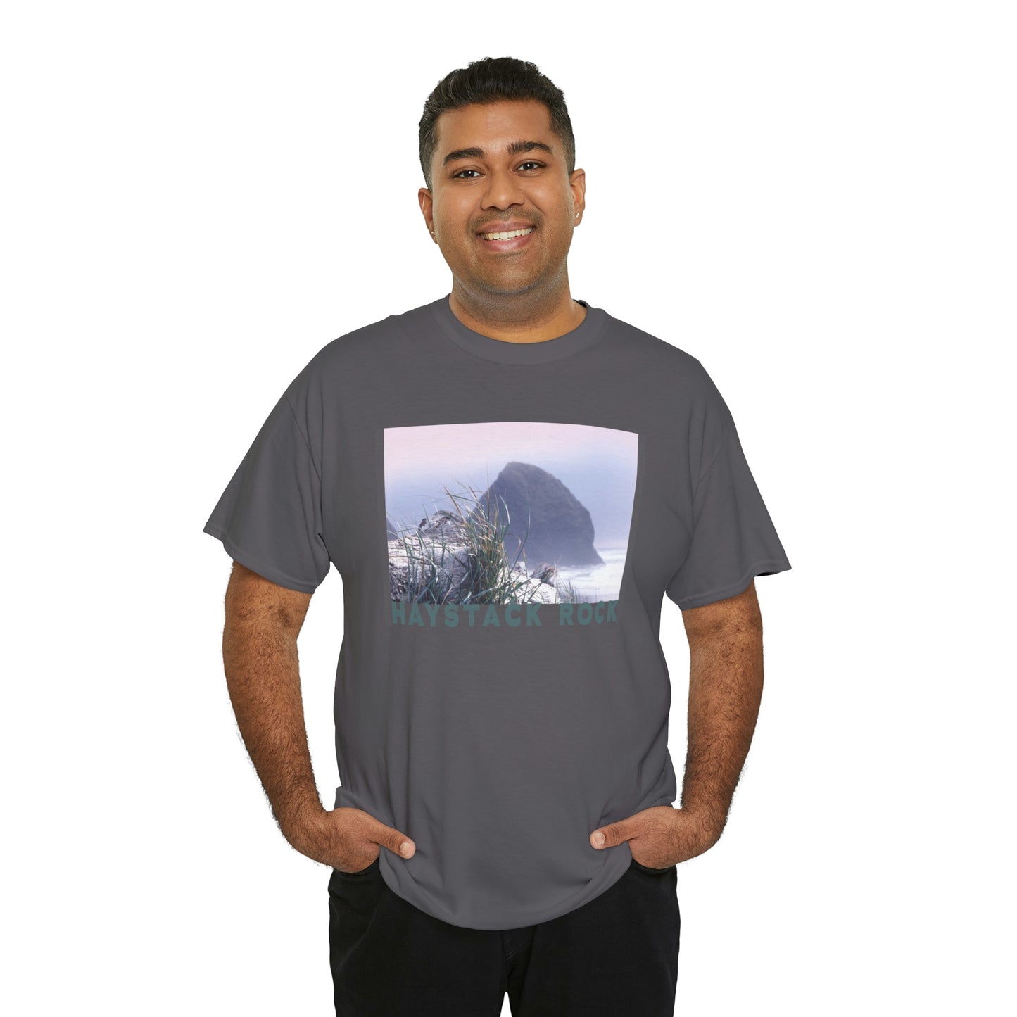 Haystack Rock, Unisex Heavy Cotton Tee