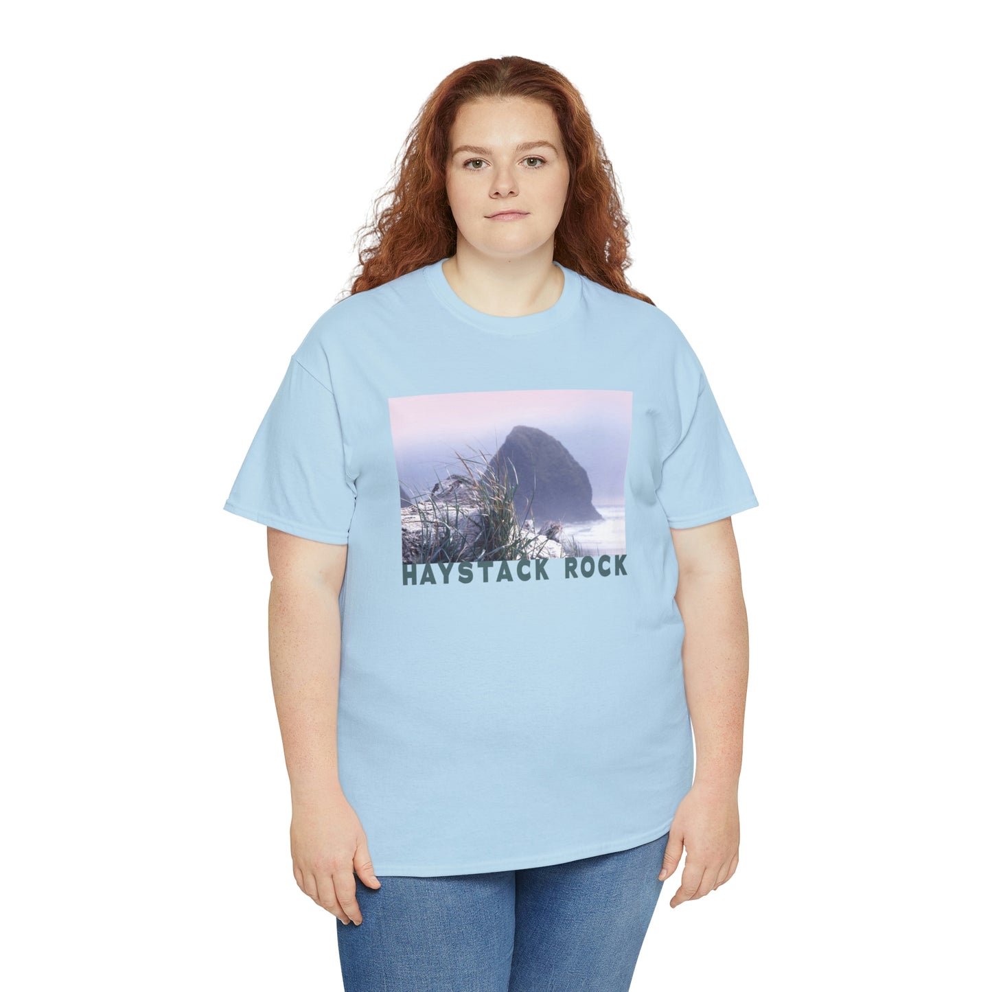 Haystack Rock, Unisex Heavy Cotton Tee