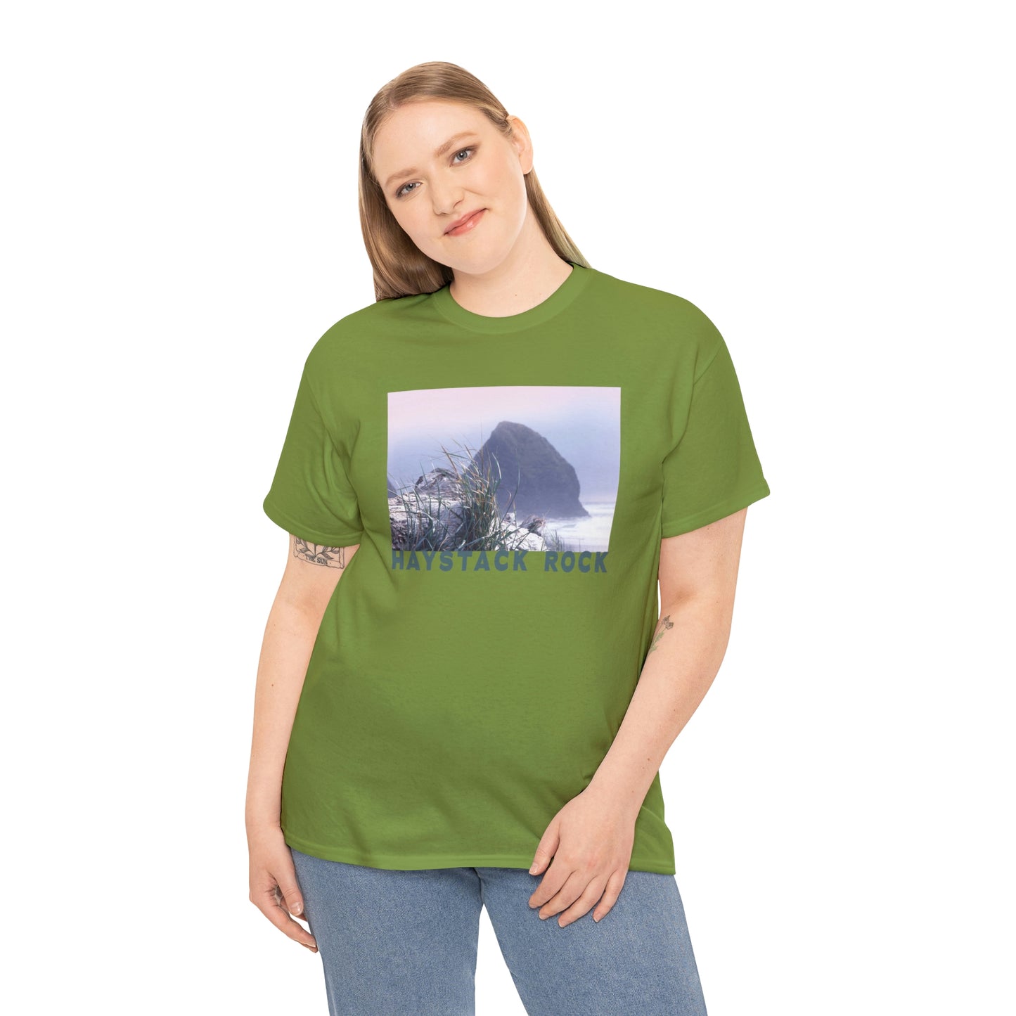 Haystack Rock, Unisex Heavy Cotton Tee