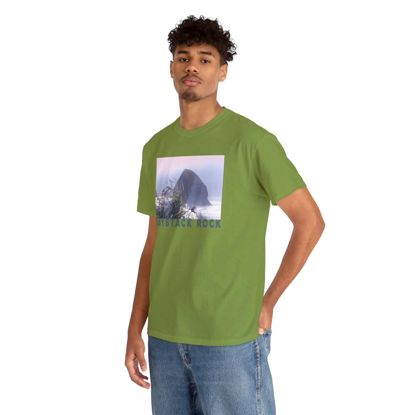 Haystack Rock, Unisex Heavy Cotton Tee