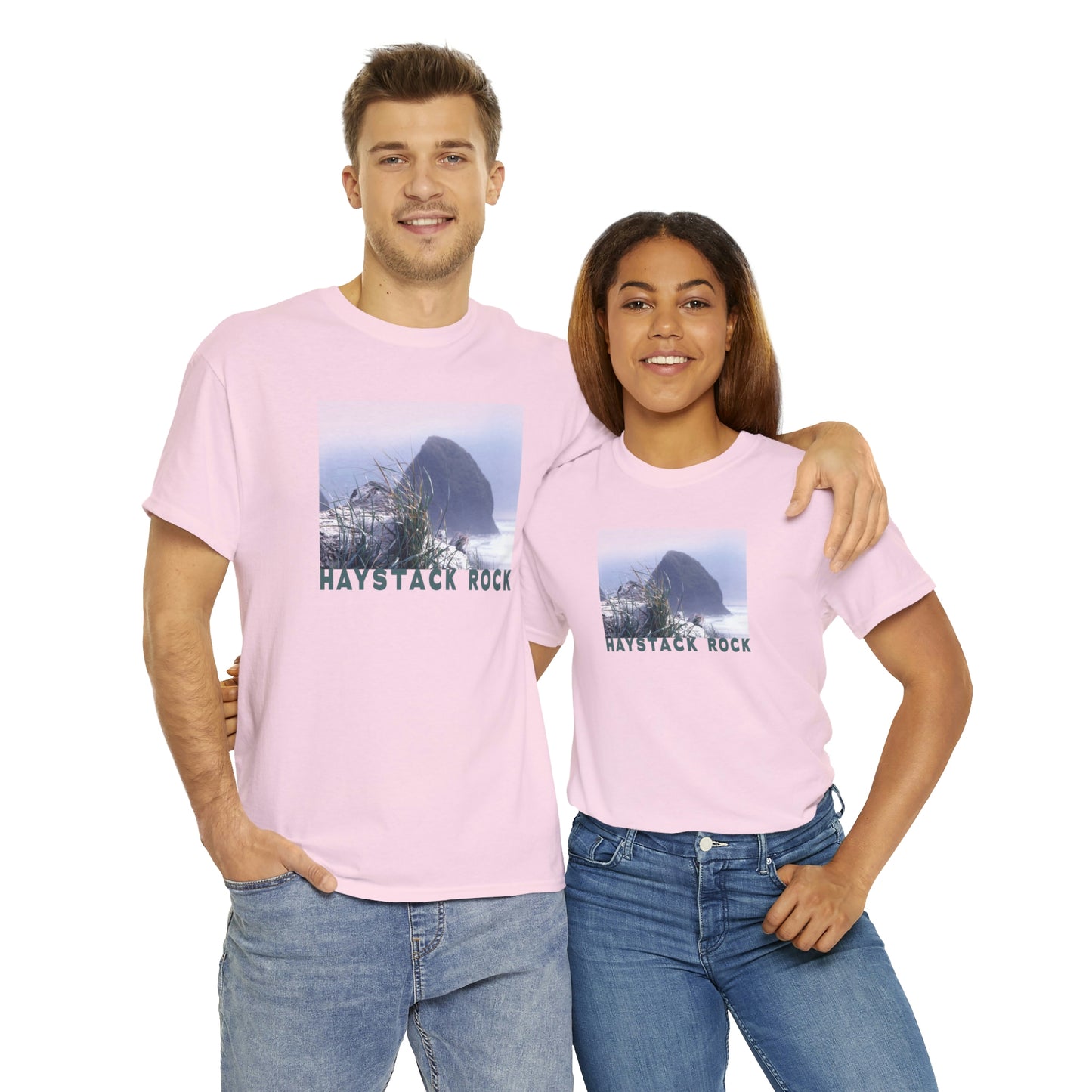 Haystack Rock, Unisex Heavy Cotton Tee