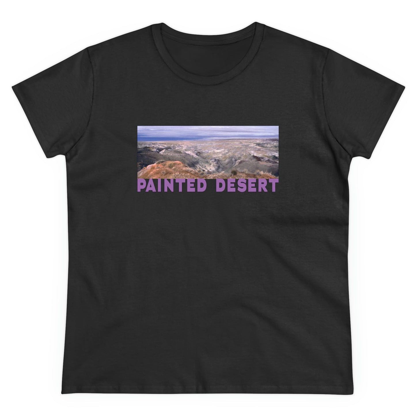 Painted Desert, Women's Midweight Cotton Tee