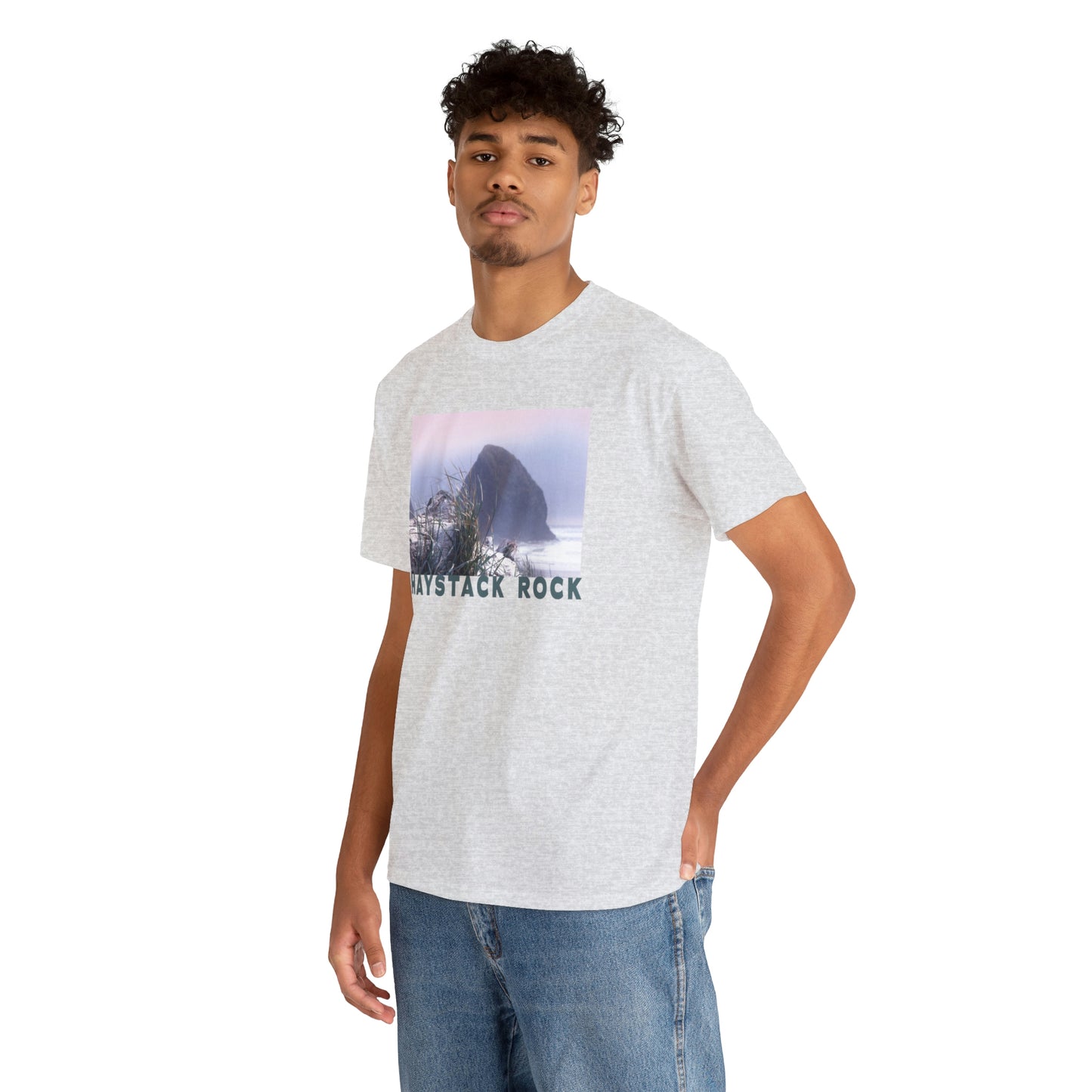 Haystack Rock, Unisex Heavy Cotton Tee