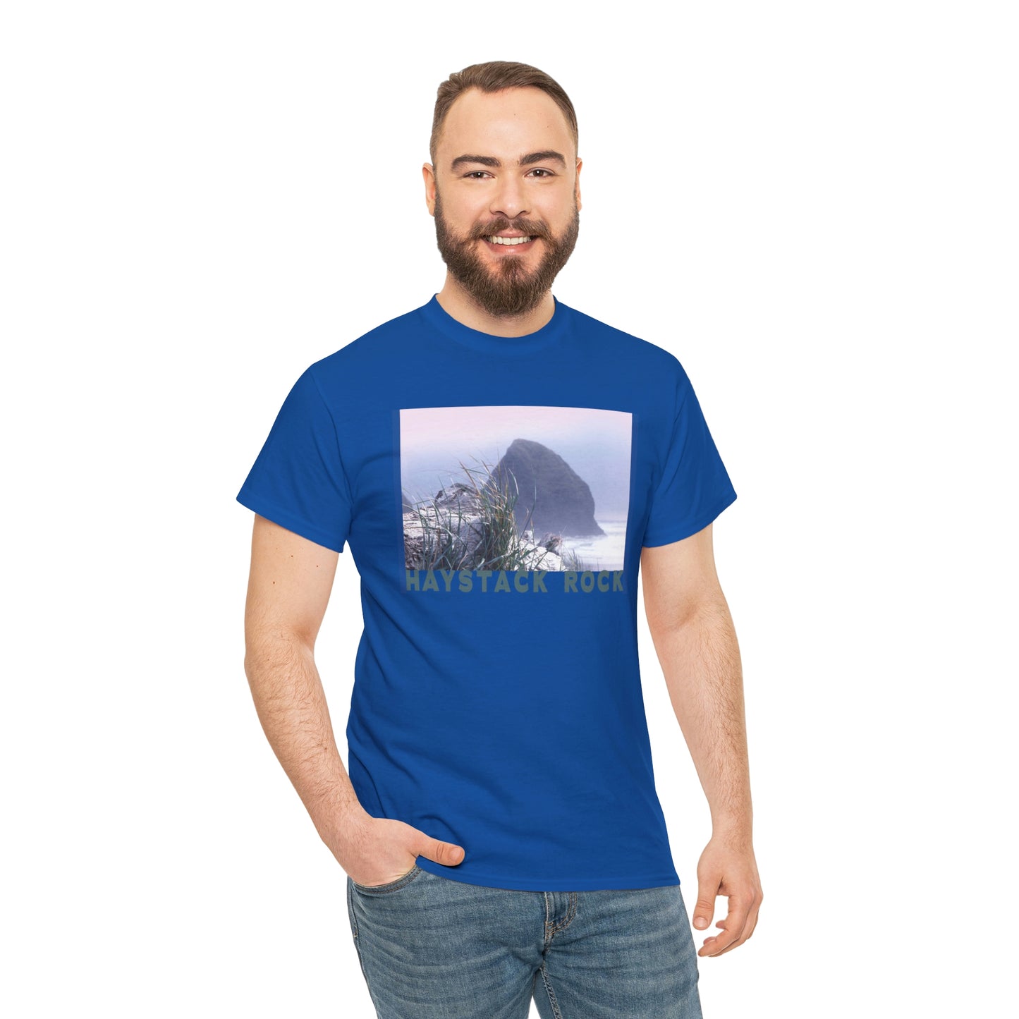 Haystack Rock, Unisex Heavy Cotton Tee