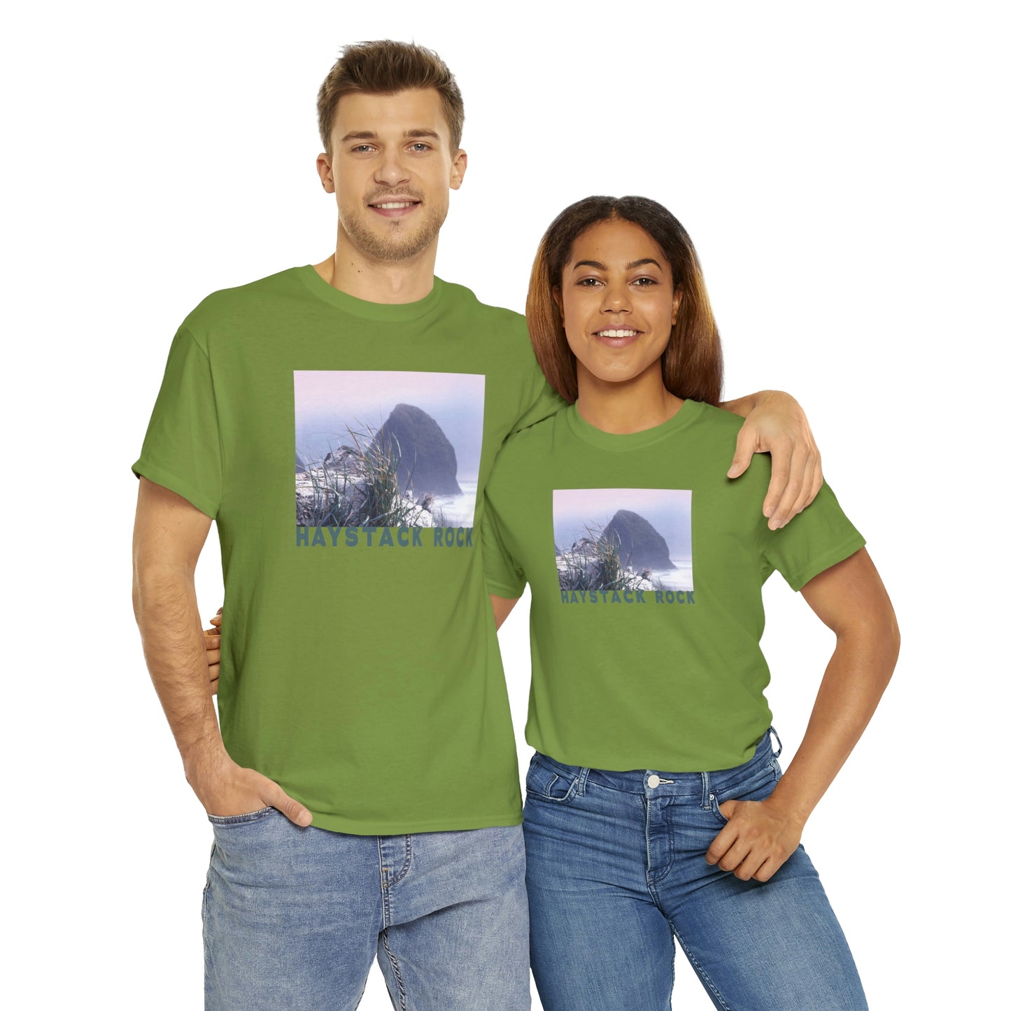 Haystack Rock, Unisex Heavy Cotton Tee