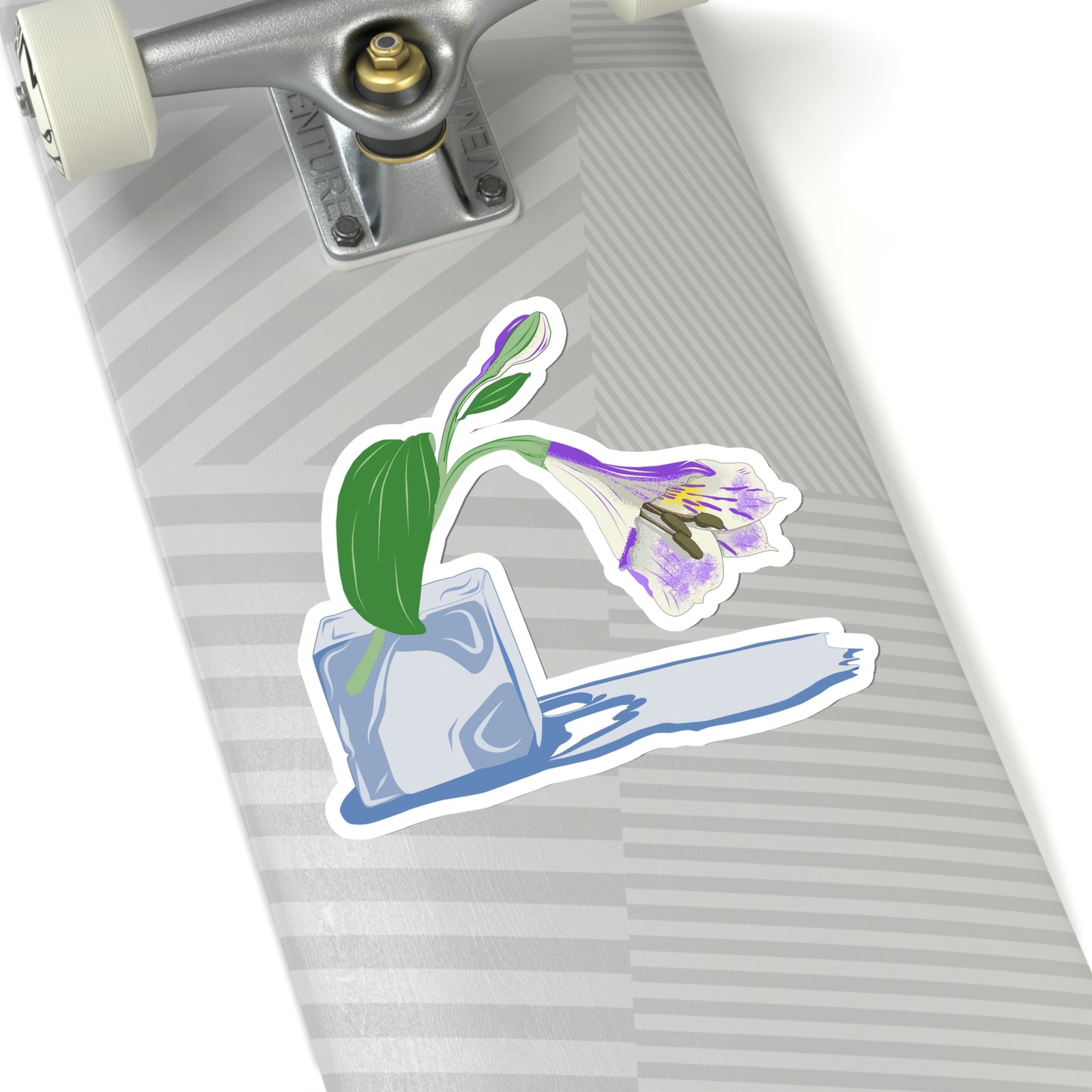 Flower on Ice Vector, Stickers