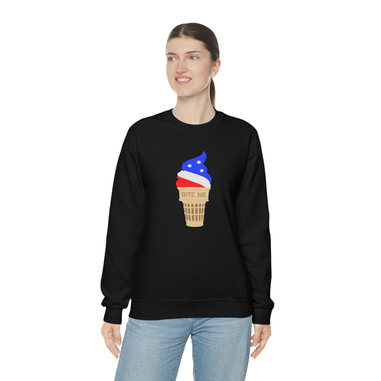 Bite Me Unisex Heavy Blend™ Crewneck Sweatshirt