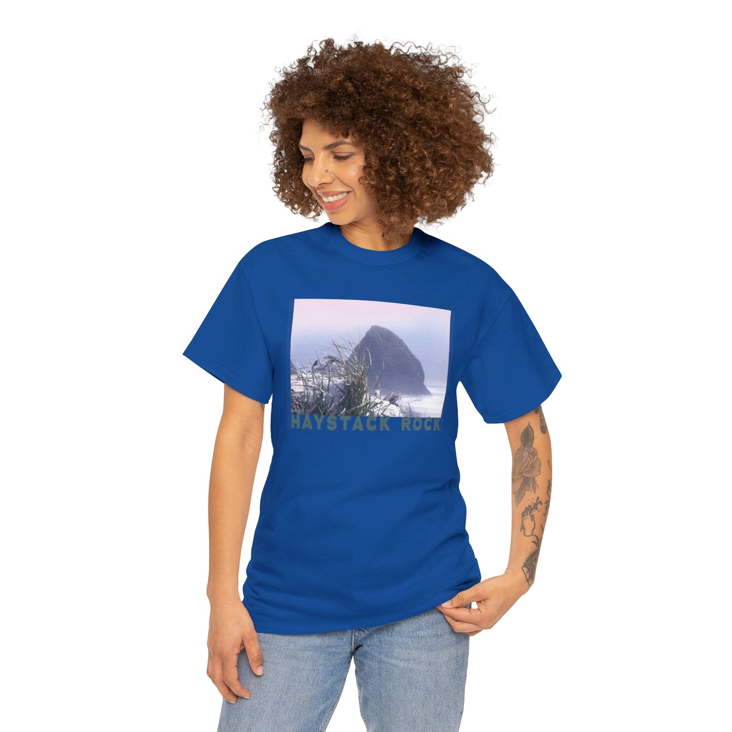 Haystack Rock, Unisex Heavy Cotton Tee