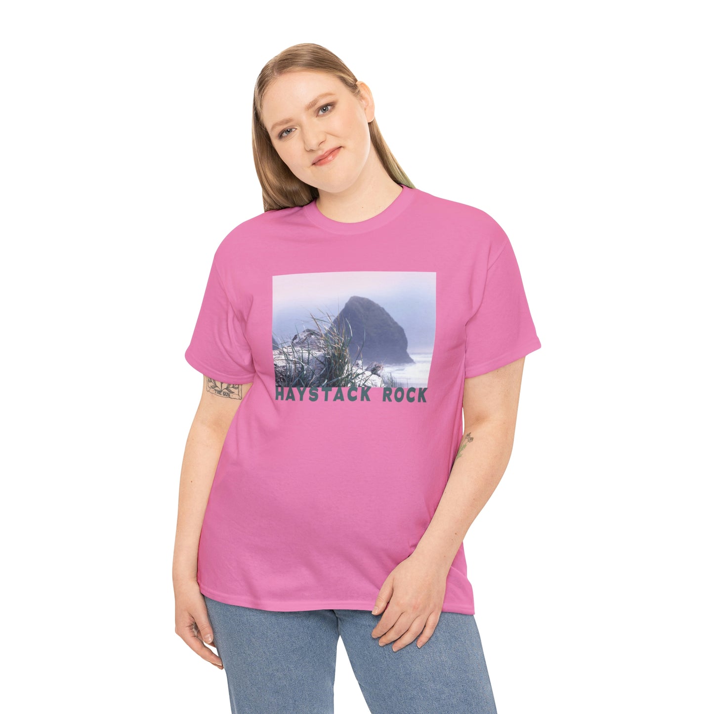 Haystack Rock, Unisex Heavy Cotton Tee