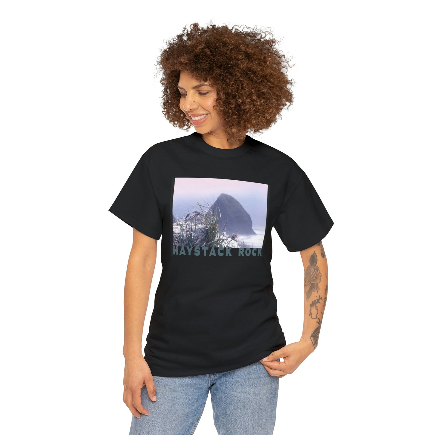 Haystack Rock, Unisex Heavy Cotton Tee