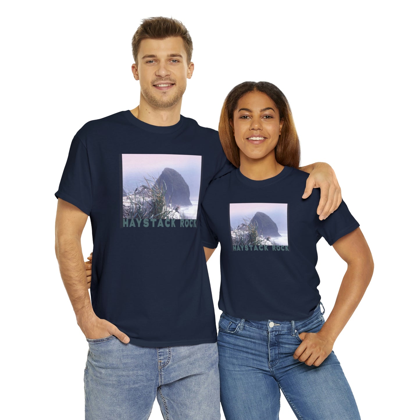 Haystack Rock, Unisex Heavy Cotton Tee