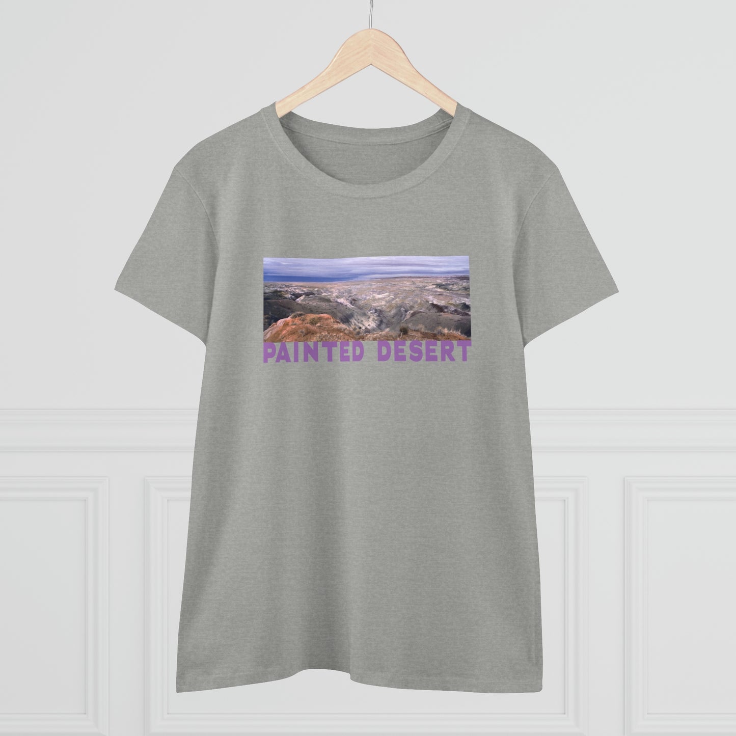 Painted Desert, Women's Midweight Cotton Tee