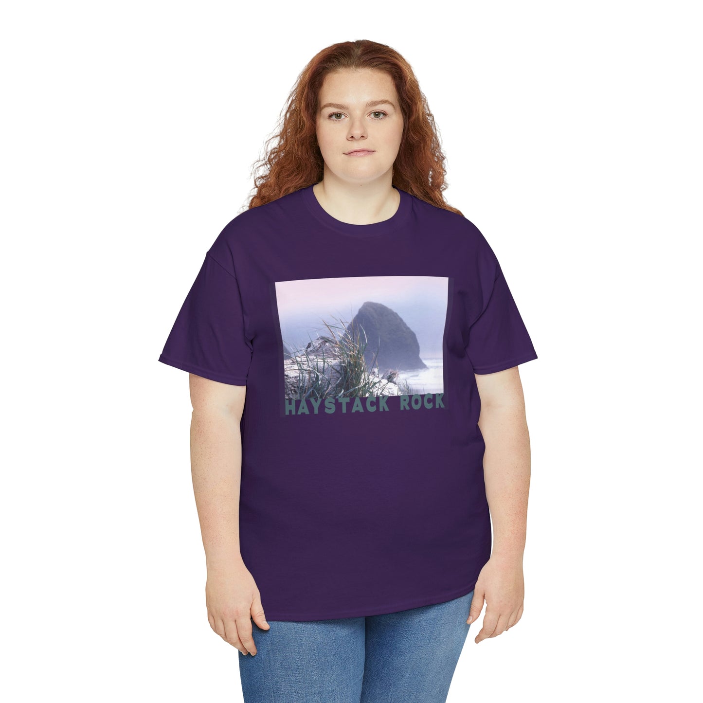 Haystack Rock, Unisex Heavy Cotton Tee