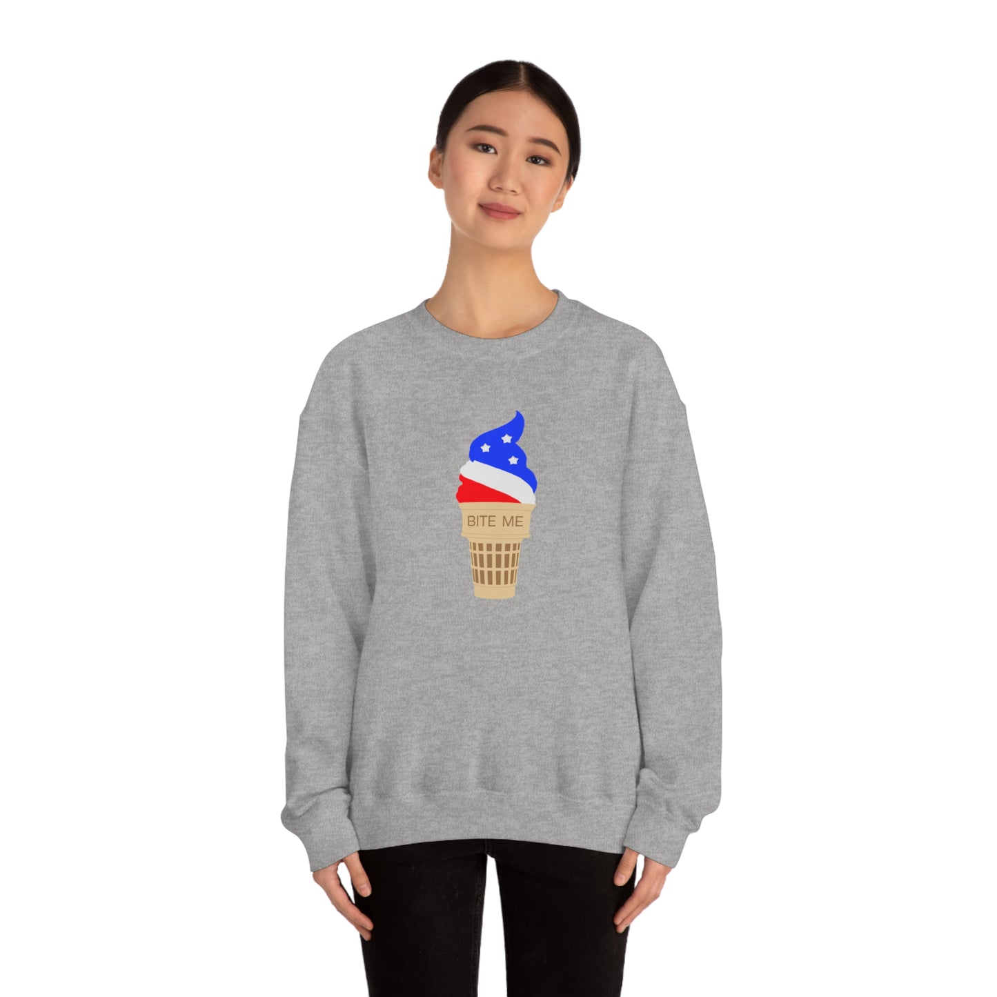 Bite Me Unisex Heavy Blend™ Crewneck Sweatshirt