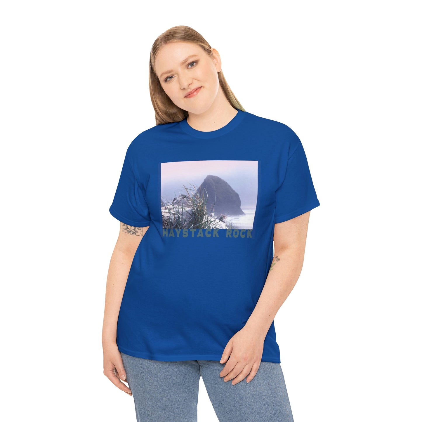 Haystack Rock, Unisex Heavy Cotton Tee