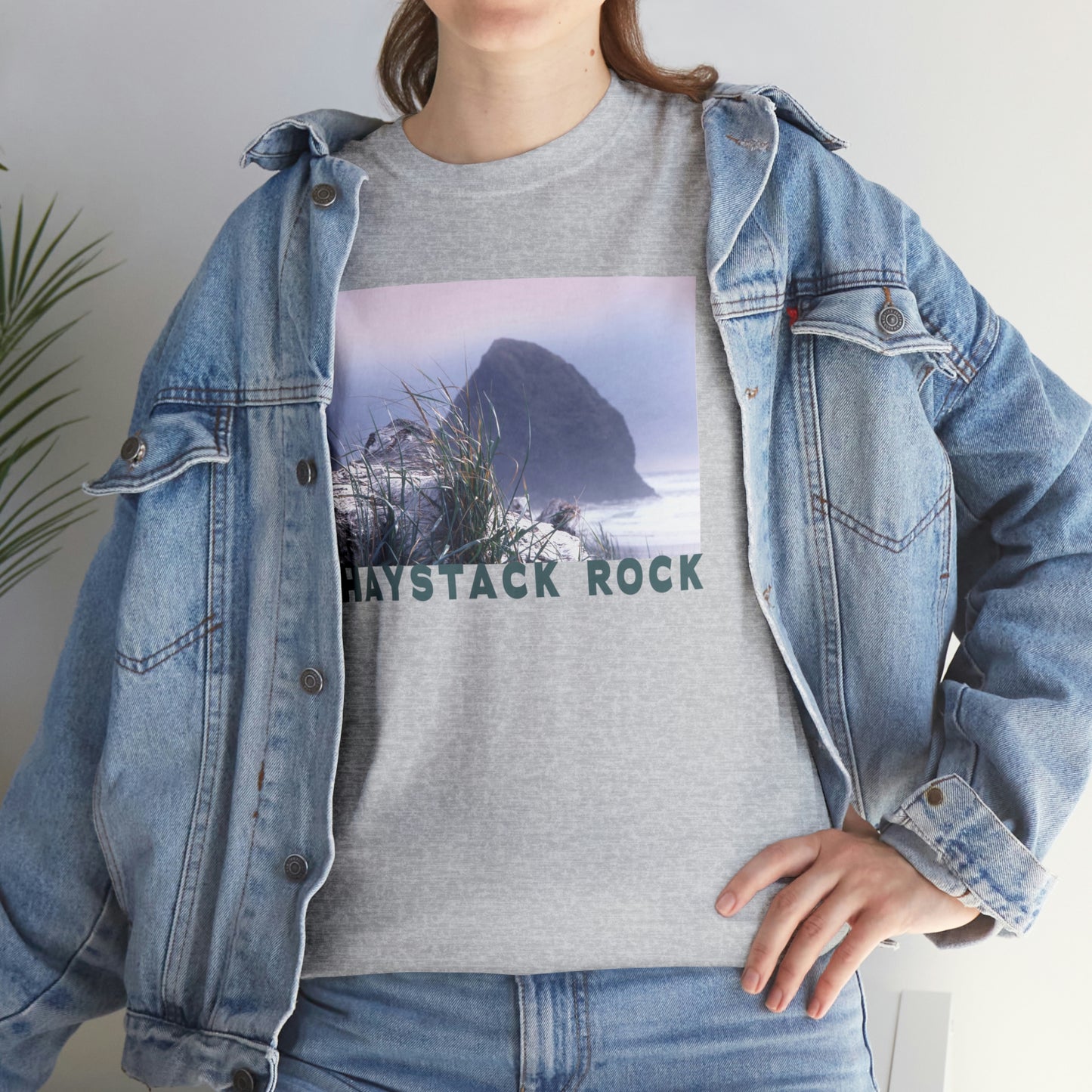 Haystack Rock, Unisex Heavy Cotton Tee