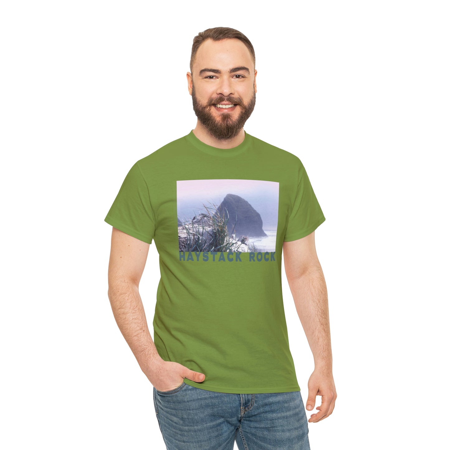 Haystack Rock, Unisex Heavy Cotton Tee