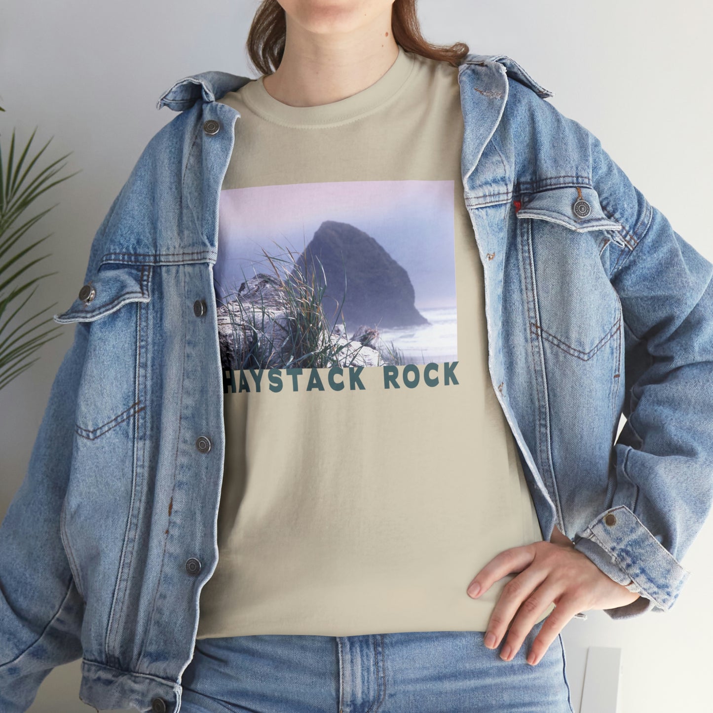 Haystack Rock, Unisex Heavy Cotton Tee