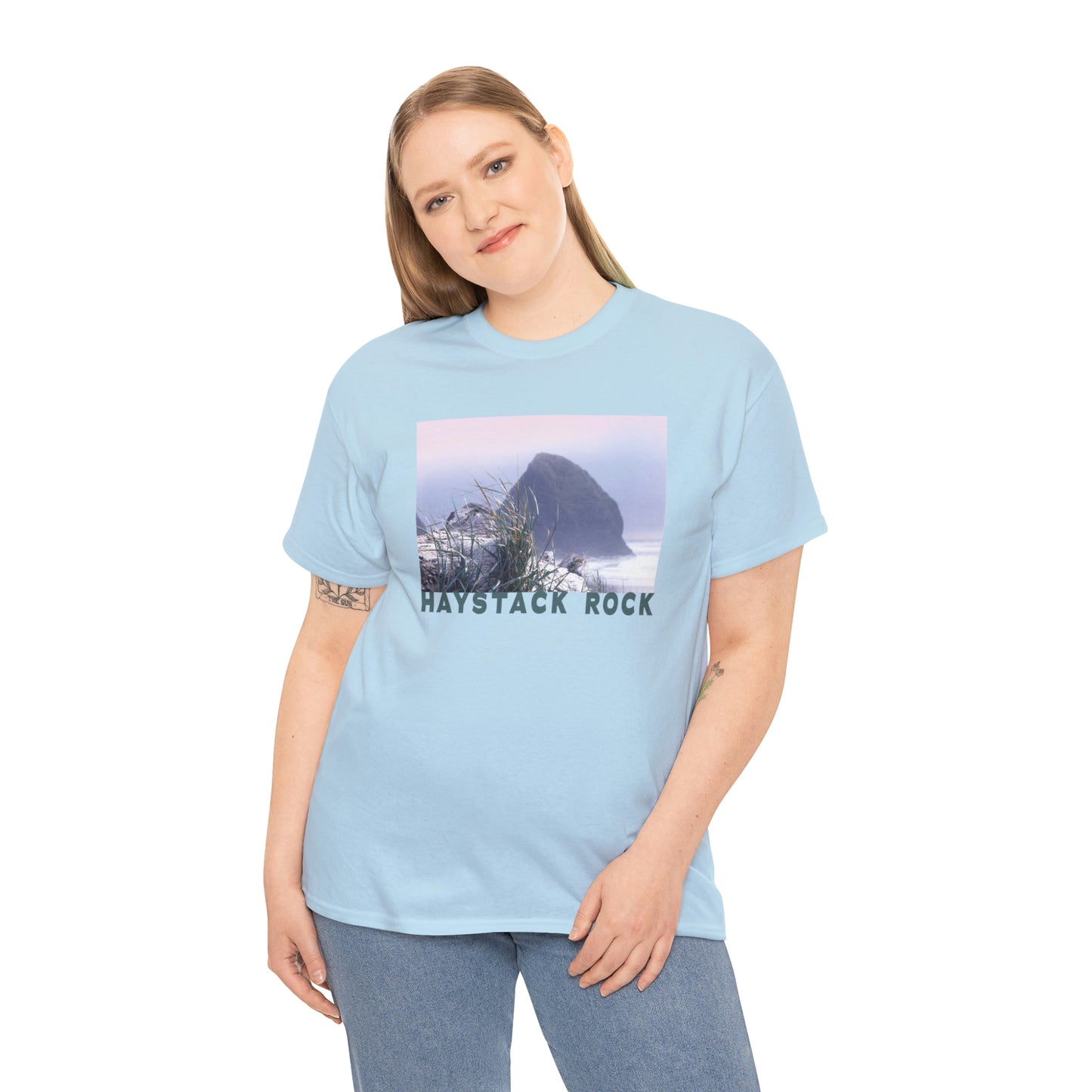 Haystack Rock, Unisex Heavy Cotton Tee