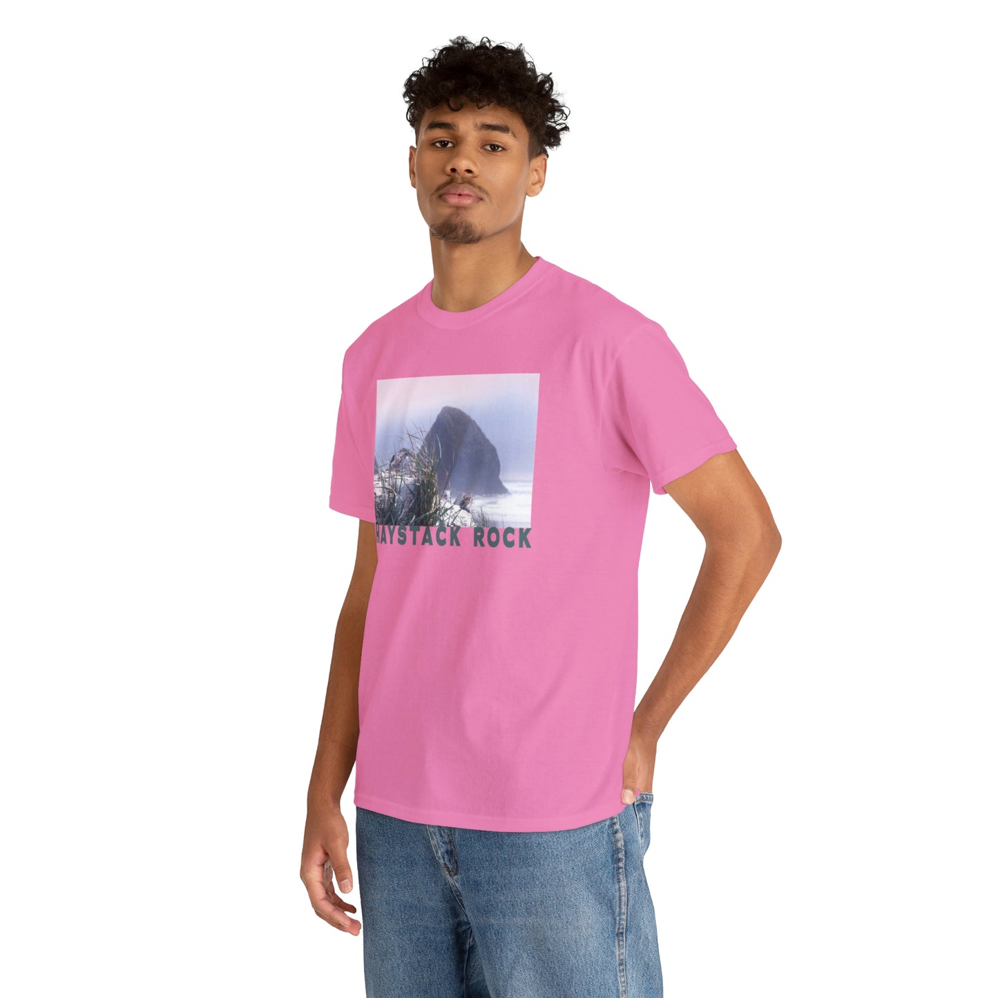 Haystack Rock, Unisex Heavy Cotton Tee