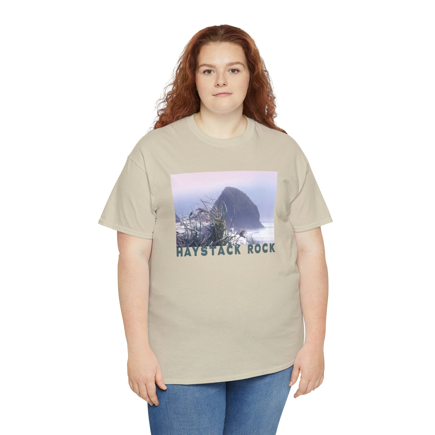 Haystack Rock, Unisex Heavy Cotton Tee