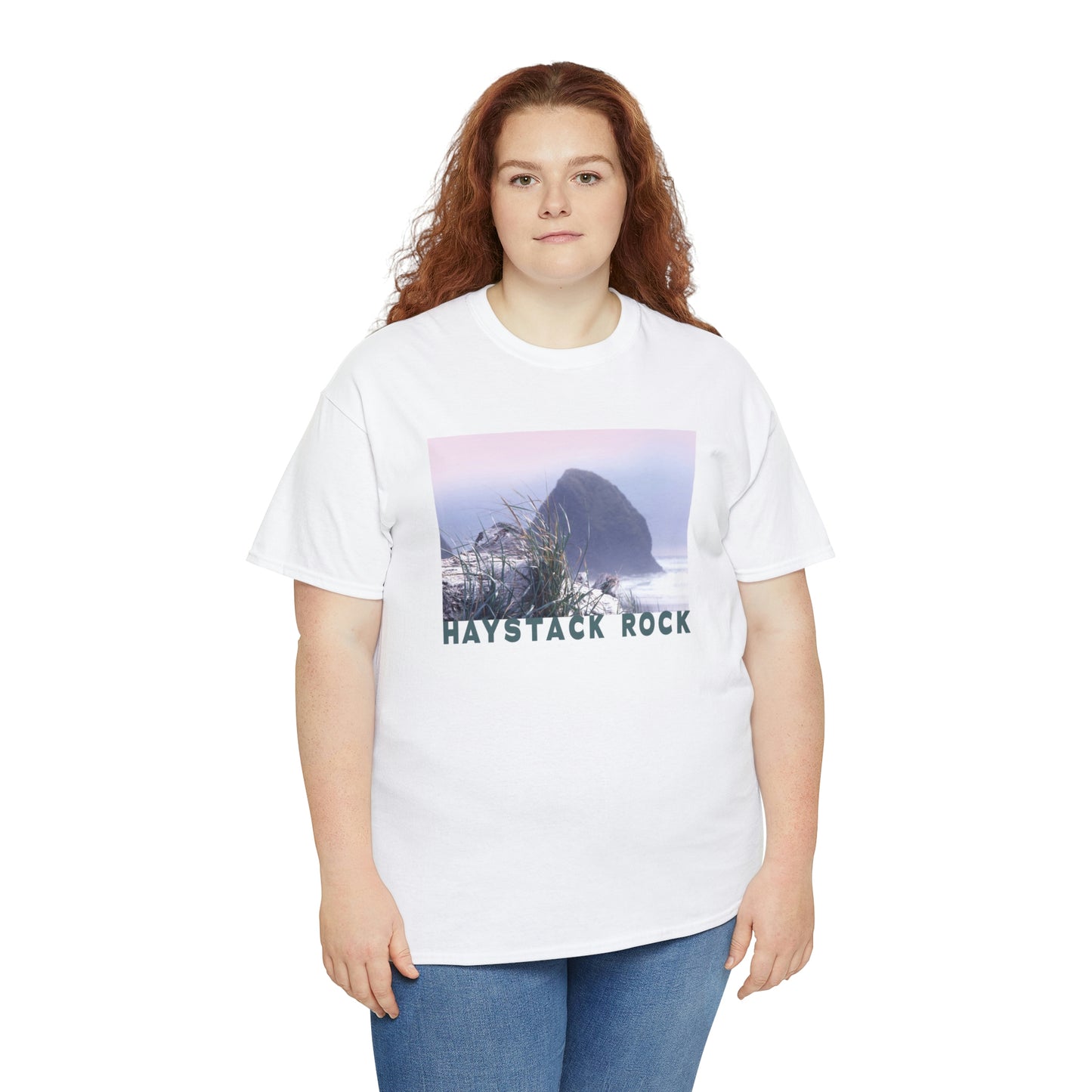 Haystack Rock, Unisex Heavy Cotton Tee