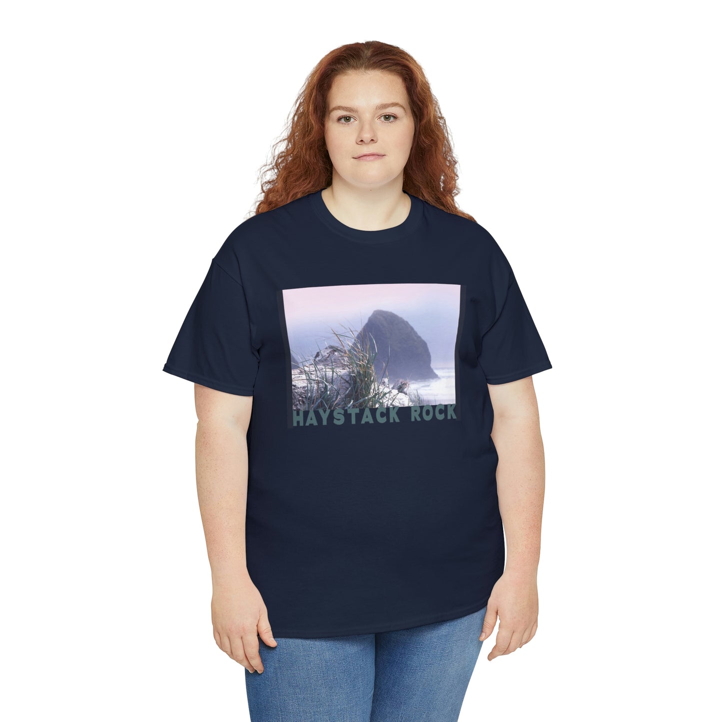 Haystack Rock, Unisex Heavy Cotton Tee