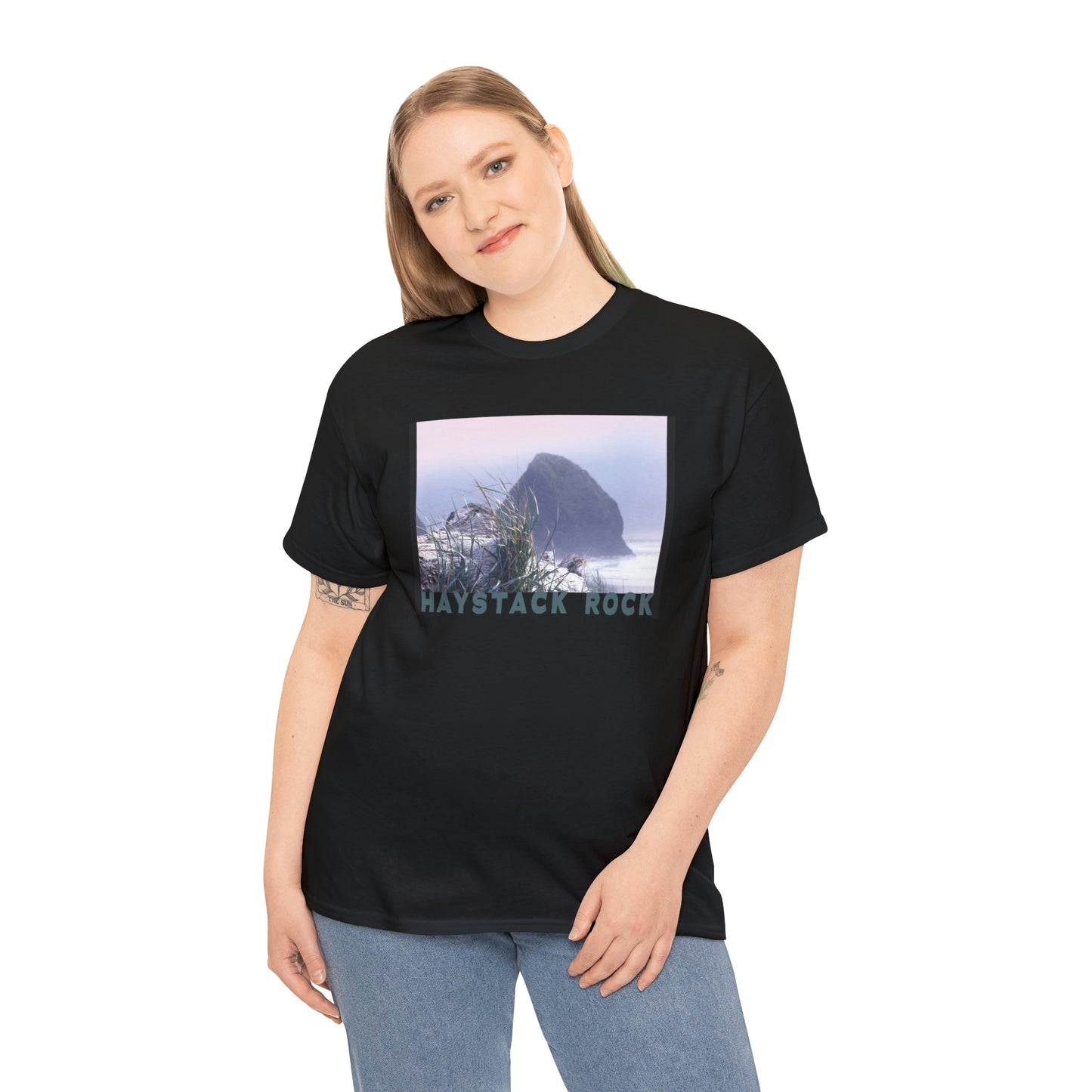 Haystack Rock, Unisex Heavy Cotton Tee