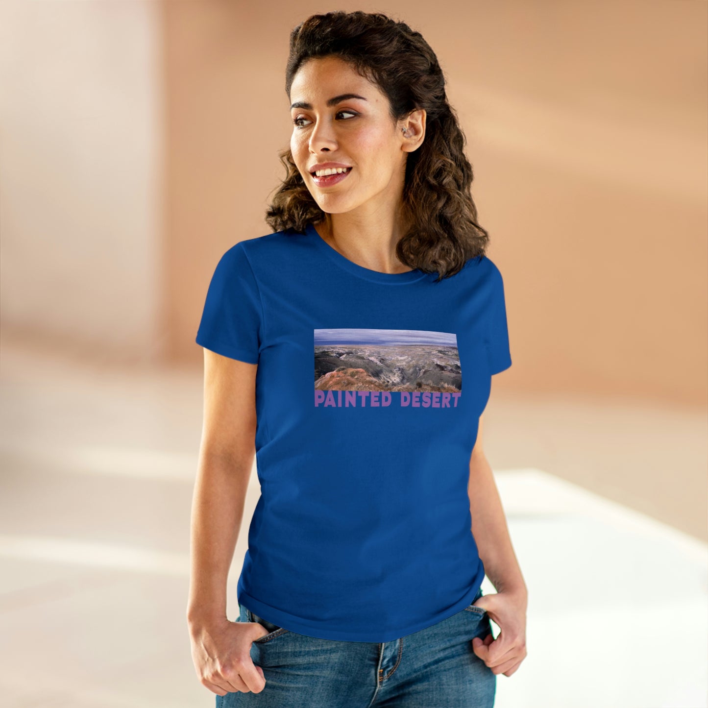 Painted Desert, Women's Midweight Cotton Tee