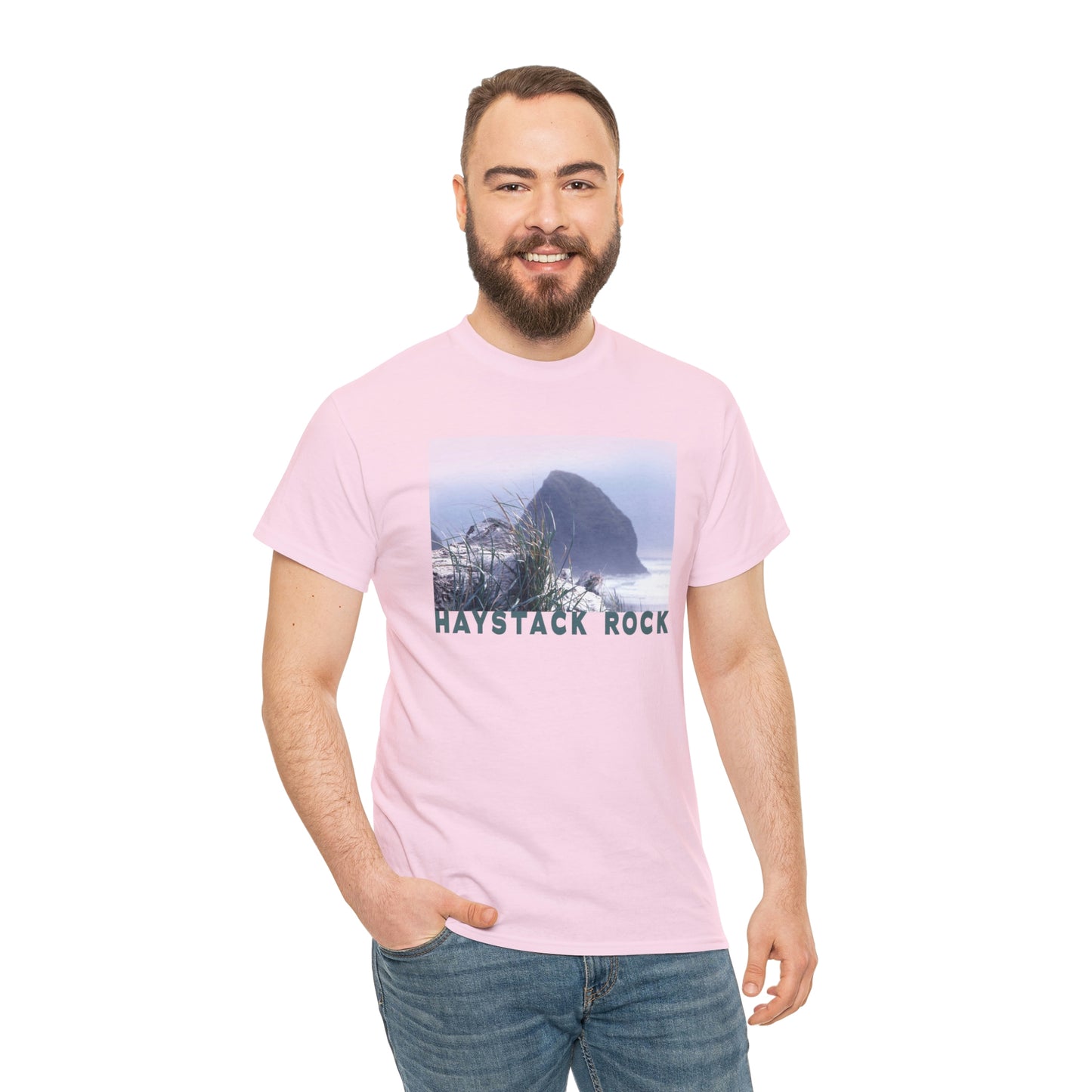 Haystack Rock, Unisex Heavy Cotton Tee