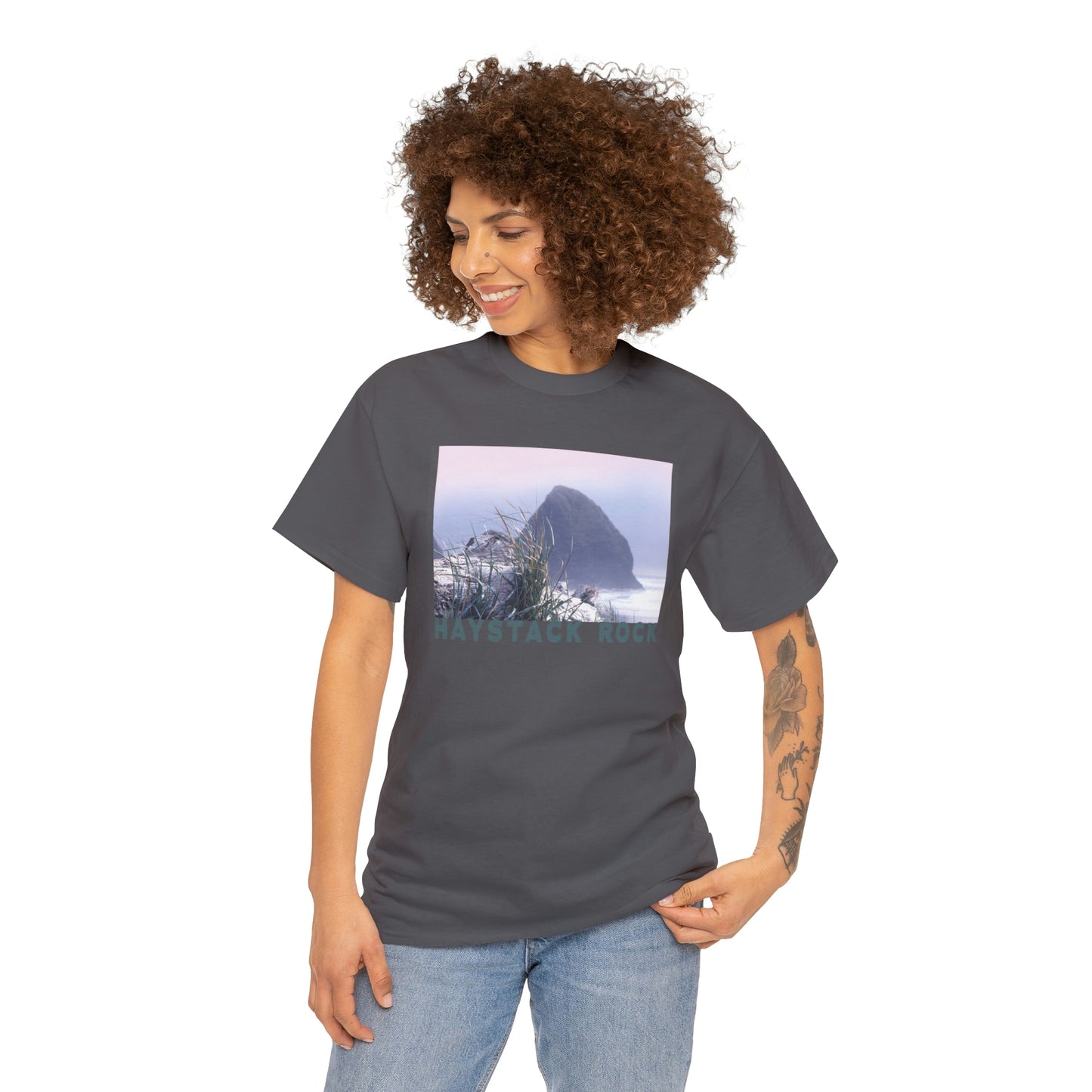 Haystack Rock, Unisex Heavy Cotton Tee