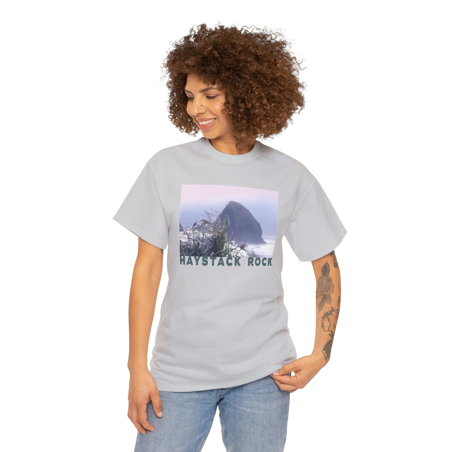 Haystack Rock, Unisex Heavy Cotton Tee