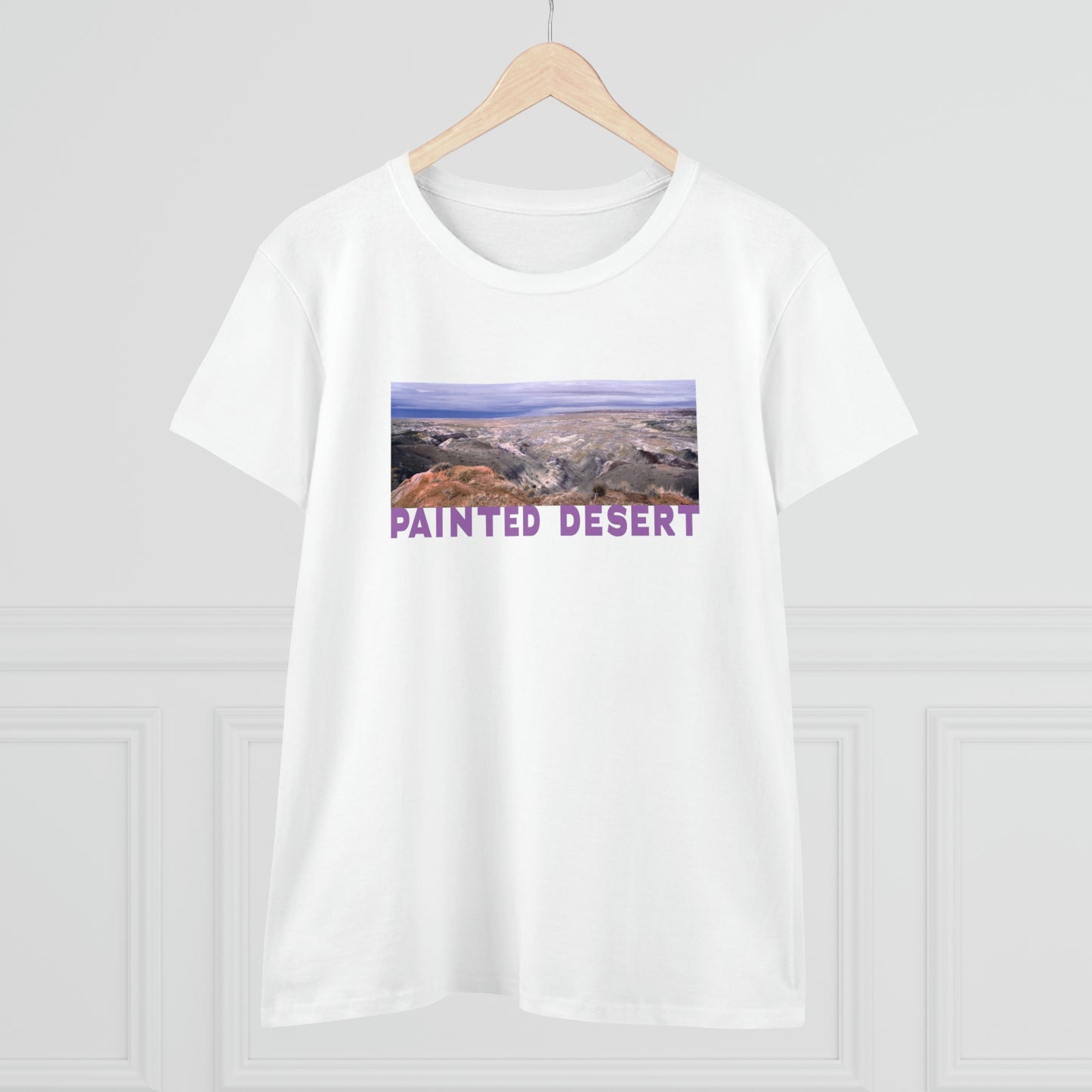 Painted Desert, Women's Midweight Cotton Tee