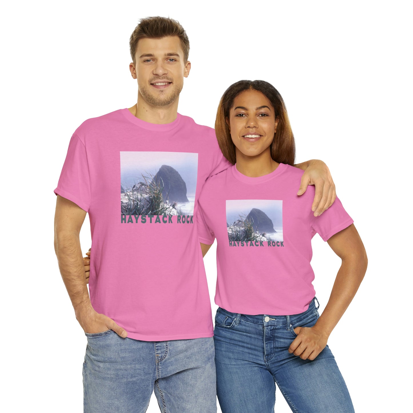 Haystack Rock, Unisex Heavy Cotton Tee