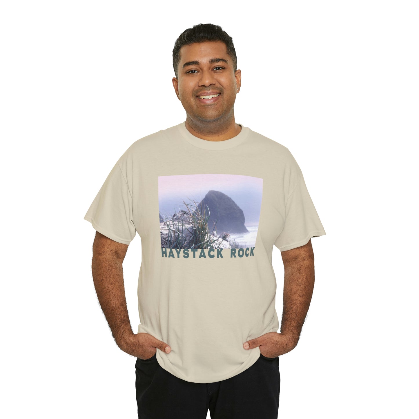 Haystack Rock, Unisex Heavy Cotton Tee