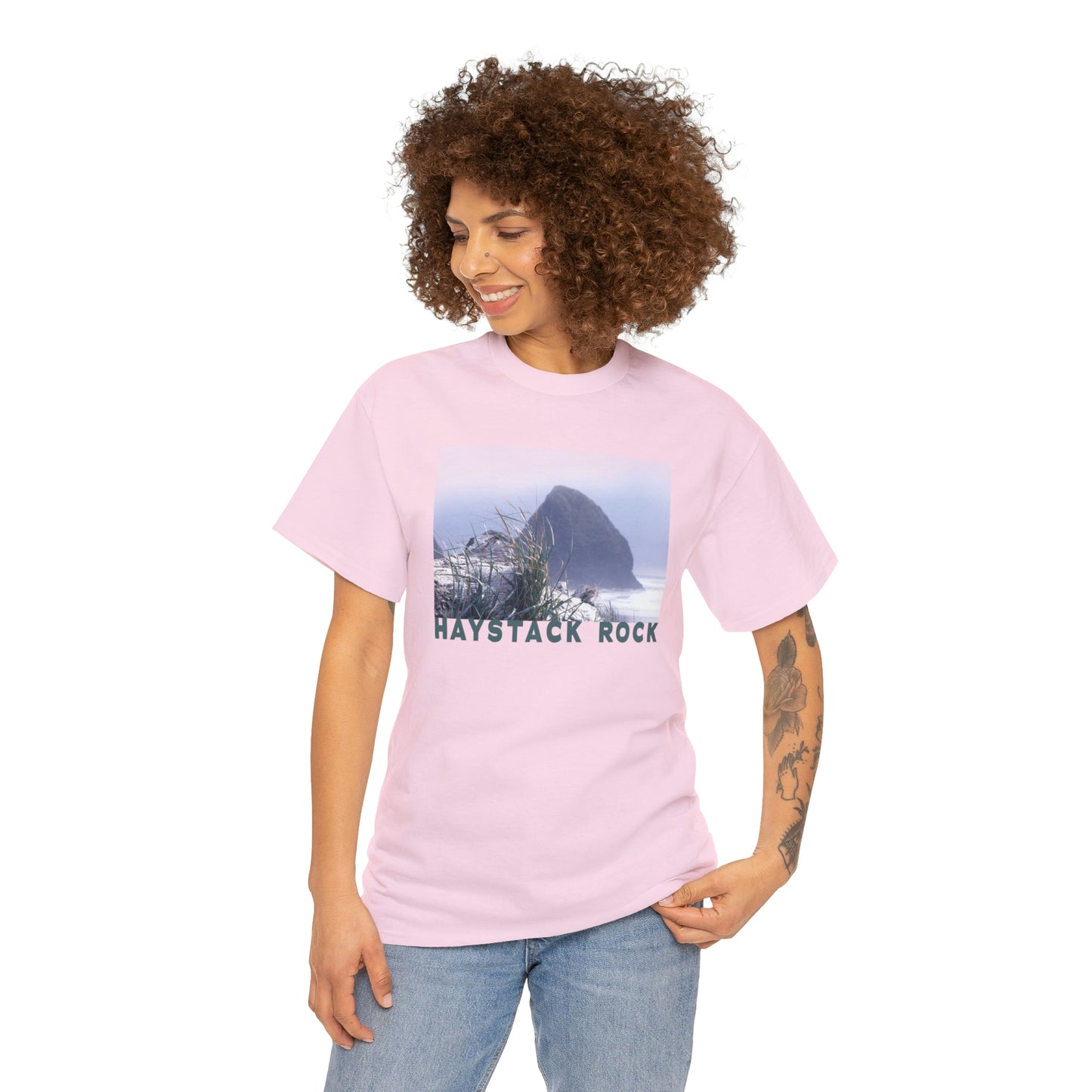 Haystack Rock, Unisex Heavy Cotton Tee