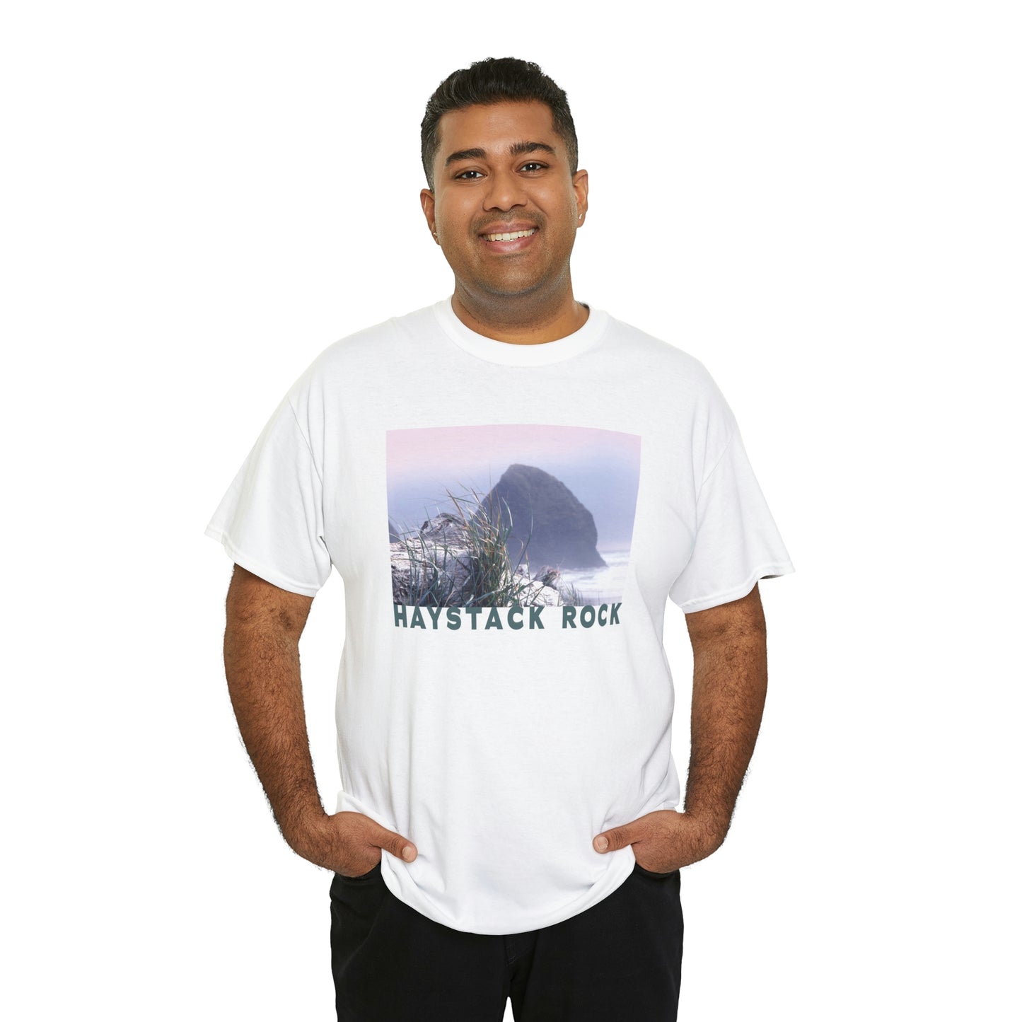 Haystack Rock, Unisex Heavy Cotton Tee